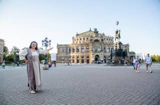 Dresden: Dinner & Wein Stadtführung durch die historische Altstadt