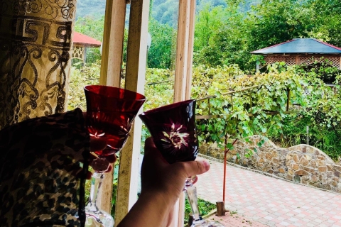 Von Batumi aus: Tagestour zu den Wasserfällen + Verkostung von Essen und WeinBatumi: Botanischer Garten + georgische Foodtour bei der Familie