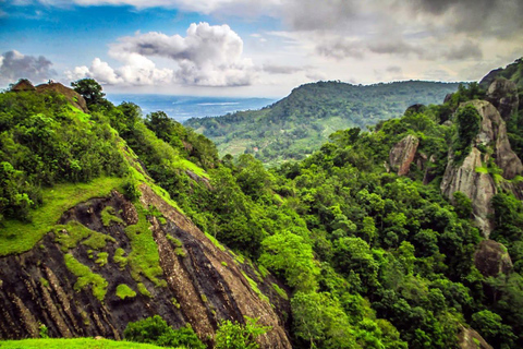 YOGYAKARTA ;: Mount Nglanggeran Day och floden PIndul Oyo