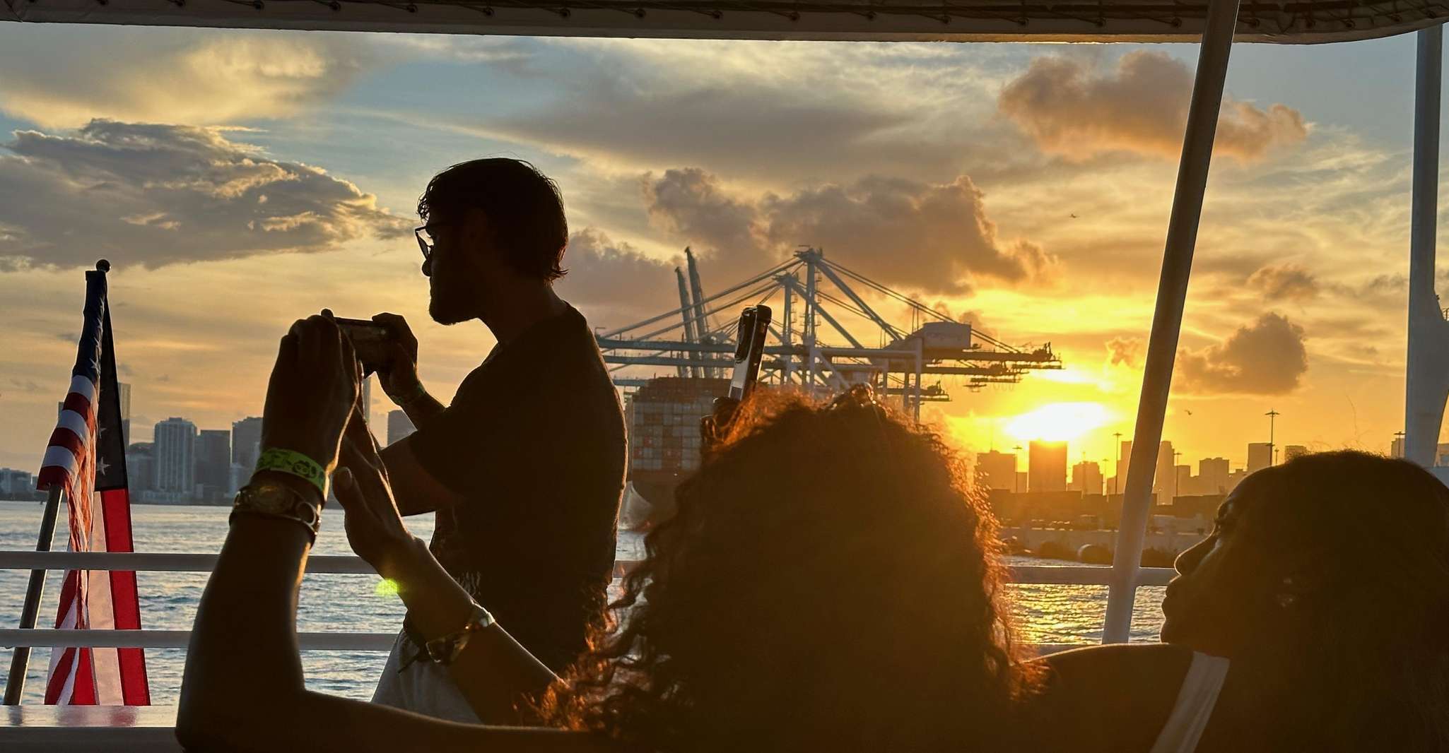 Miami Evening Boat Past Millionaire Homes on Water Taxi photo 7
