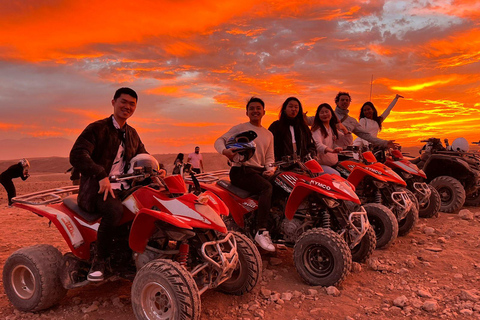 From Marrakech: Agafay Desert Quad Biking Tour with Transfer