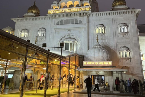 Delhi: Private Evening Tour Of Iconic Sights & Lights Delhi: Evening Tour With Car+Guide+Tickets+Dinner