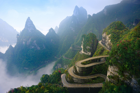 Zhangjiajie : visite privée de la montagne Tianmen et du parc forestier