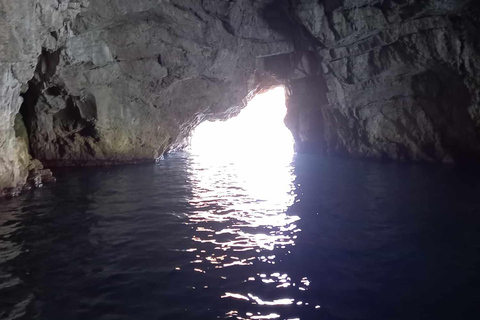 Kotor : Grotte bleue et excursion en bateau à moteur dans toute la baie