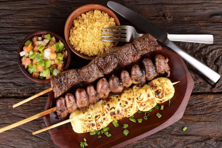 Churrasco BBQ Class, drinks and Patio Party in Copacabana Supermarket Tour + Churrasco BBQ Class and Patio Party