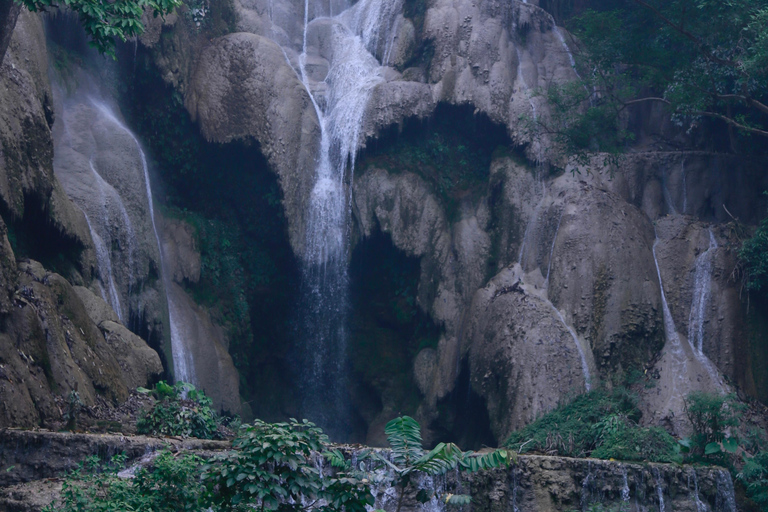 Morning local food Market experience option waterfall tour morning market included Kuangsi waterfall (start at 8:00am)