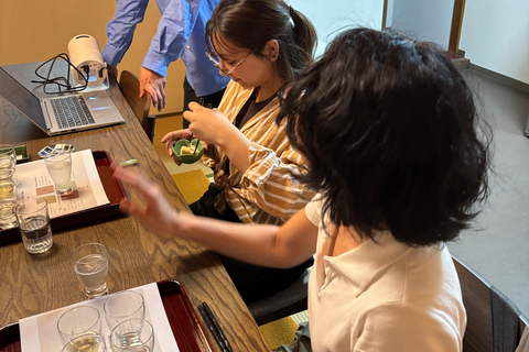 "Learn while you sip" Japanese home sake drinking experience