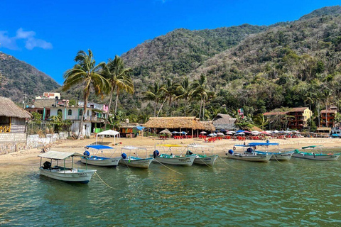 Tour in barca del paradiso e dello snorkeling di Yelapa + cibo -Vallarta