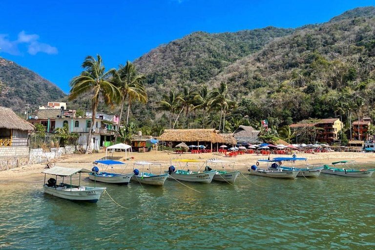 Tour in barca del paradiso e dello snorkeling di Yelapa + cibo -Vallarta