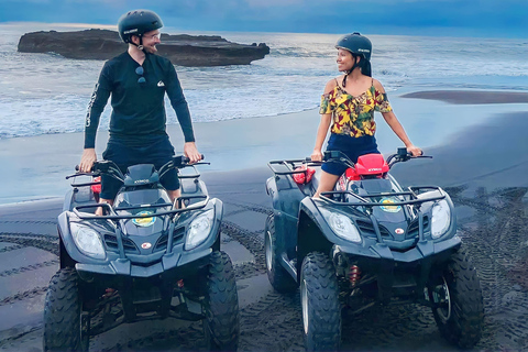 Bali: Beach Quad Bike Ride Experience with Lunch Atv Ride Tandem Beach No Transport