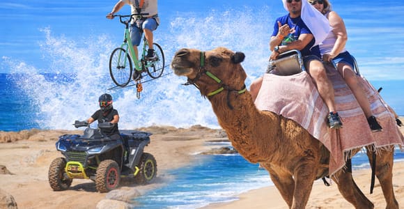 Los Cabos: ATV, Camel, and Sky Bike Tour with Tequila