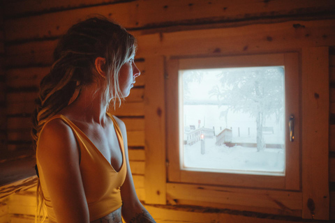 Rovaniemi: Private Wood-Heated Lakeside Sauna & Arctic Bath
