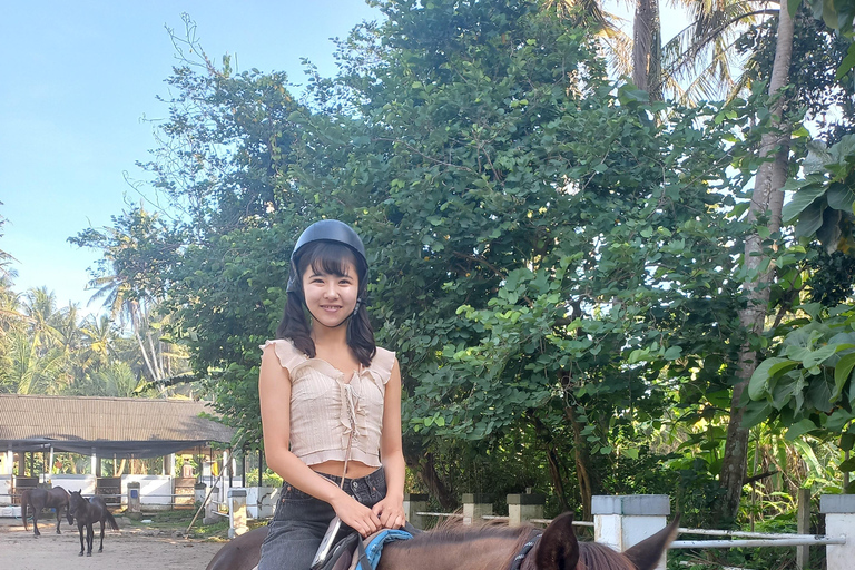 Bali : Beach Horse Riding Experience & Hidden Waterfall Beach Horse Riding Experience + Hidden Waterfall