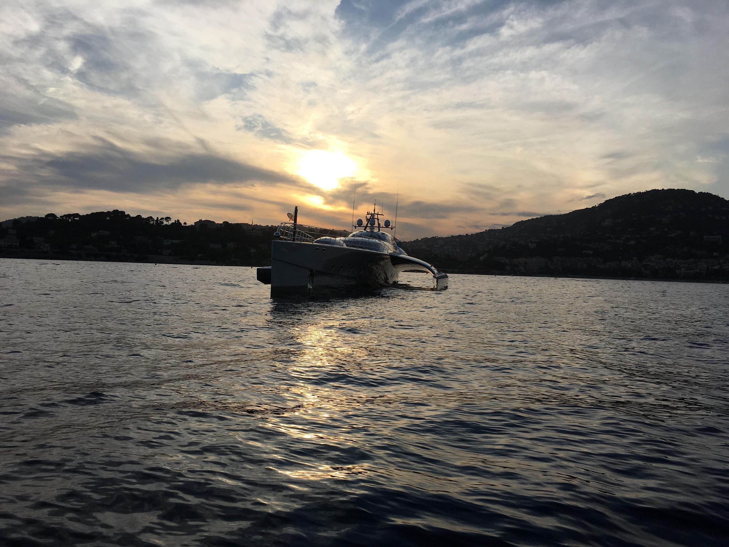 Nizza: Private Sunset Tour auf einem solarbetriebenen Boot