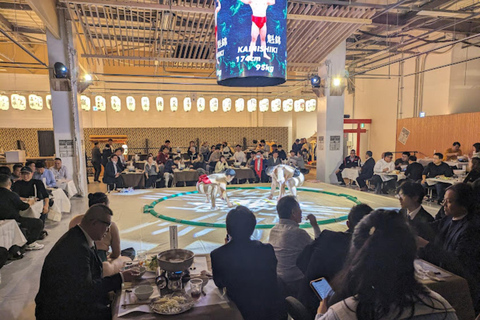 Osaka : Spectacle privé de Sumo et expérience complète avec Hot PotSpectacle privé avec repas chaud