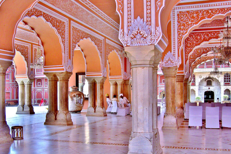 Jaipur: Half-Day Heritage & Cultural Tour of Pink City Only Car Driver Tour without Guide