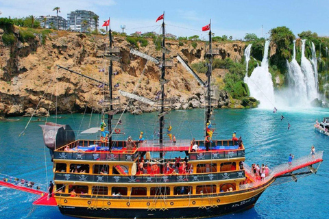 Atlantic Pirate Boat Tour to the Hidden Coves of Antalya Atlantic sunset boat tour with dinner & soft drinks