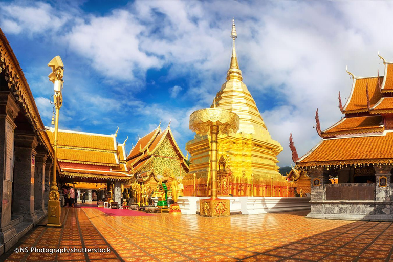 Chiang Mai : Visite d'une demi-journée du Doi Suthep et du village Hmong