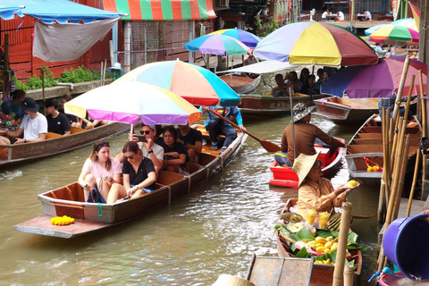 Bangkok: Iconic Floating Markets and Train Market Tour