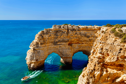 Da Lisbona: Tour di un giorno alla scoperta dell&#039;Algarve, della Grotta di Benagil e di Lagos