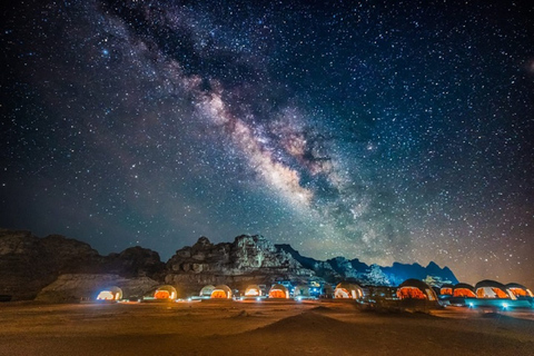 Tour naar Wadi Rum vanuit Amman of de hele dag over de Dode Zee