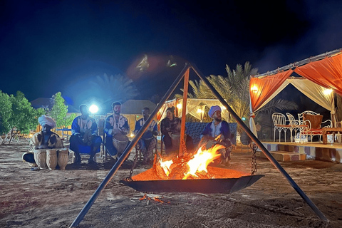 Fes to Marrakech: 2Day Desert trip Luxury camp, quads, meals Return Marrakech: Private Luxury Tent Ensuite Bathroom & AC