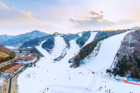 Elysian Ski Resort_ Snow Hill (Snow sled) Day Tour Depart from Hongdae Station Exit 8