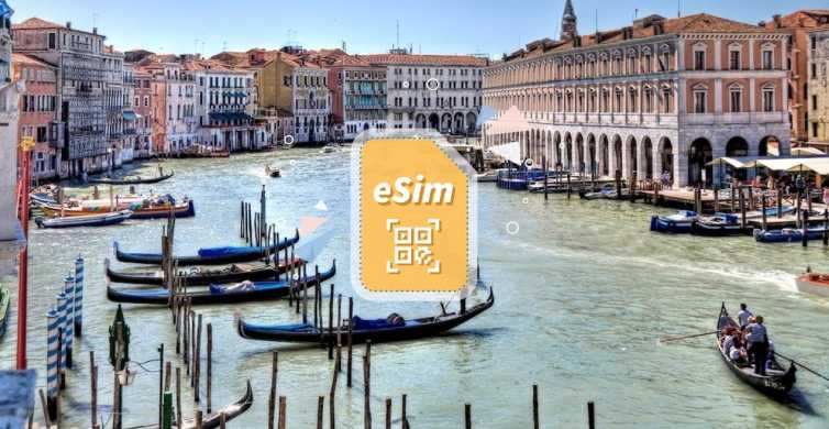 Италия/Европа: тарифный план мобильной передачи данных 5G eSim