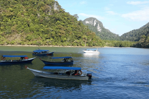 Island Discovery Boat Adventure in Langkawi with Pick Up Island Hopping Adventure with Snorkeling Gear Included