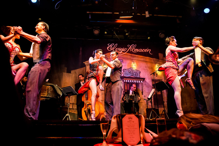 Buenos Aires: Tango - El Viejo Almacén ! The first and most traditional show The Old Traditional Warehouse! Dinner + Drinks + Round-trip Transfer