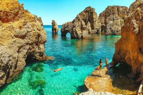 Depuis Lisbonne : L&#039;Algarve, les grottes de Benagil et l&#039;excursion à Lagos