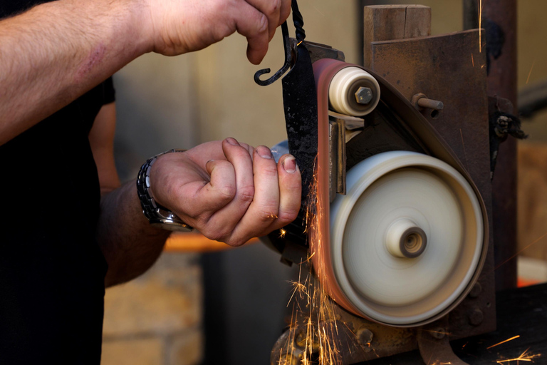 Hands-On Georgian Knife Forging Workshop in Mukhrani