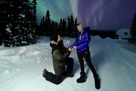 Fairbanks: Northern Lights Adventure with Photos & HOT PIZZA