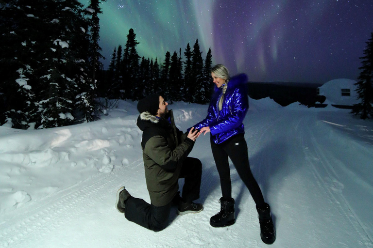 Fairbanks : Aventure des aurores boréales avec photos et PIZZA CHAUDE