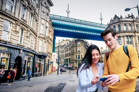 Newcastle: Tour a pie por la ciudad y juego de exploración