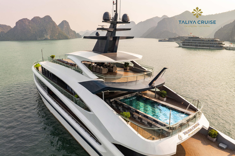 Ha Long & Lan Ha Bay Luxury Yacht: Dark Cave, Kayak, Sunset Private Car Transfer & Private Tour Guide & Shared Boat