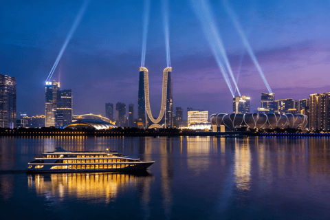 Hangzhou Qiantang River Night Cruise(Ticket) First Deck: Luxury Hall Seating