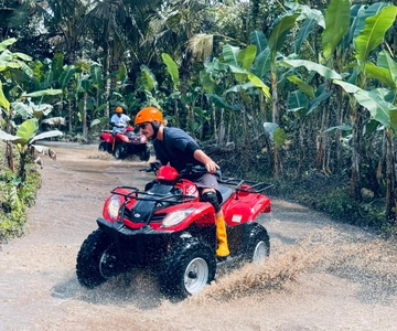 Ubud: ATV Quad Bike & Zip-Line Adventure with Meal