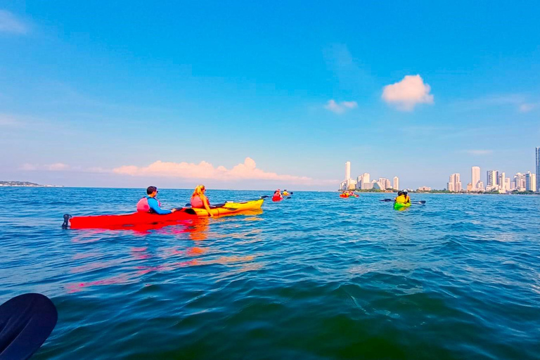 Cartagena: tour in kayak dell'isola di Tierra Bomba con snackCartagena: tour in kayak dell'isola di Tierra Bomba con spuntino