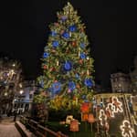 Strasburgo: mercatino di Natale di notte con vin brulé