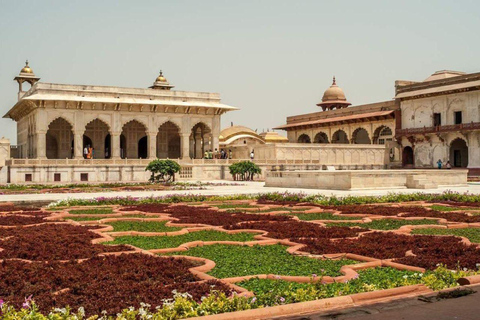 From Delhi: Luxury Taj Mahal Sunrise & Agra Fort Guided Tour Only Professional Tour Guide in Agra
