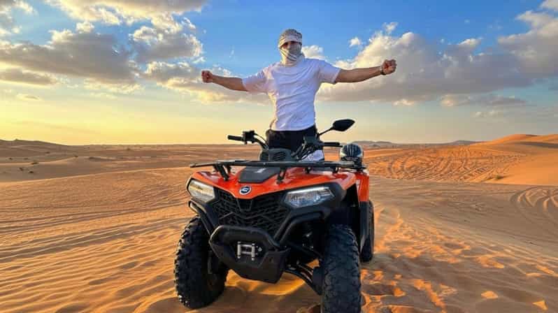 Marrakech : excursion en quad dans le désert d'Agafay et dîner-spectacle de feu - quad