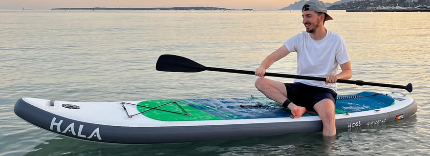 Antibes : Stand Up Paddle au lever/coucher du soleil et souvenirs vidéo