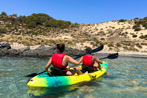 Menorca: Guided kayak tour of Mongofre and Addaia Bay