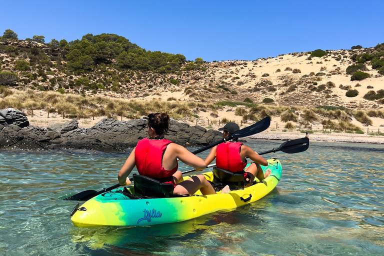 Menorca: Guided kayak tour of Mongofre and Addaia Bay