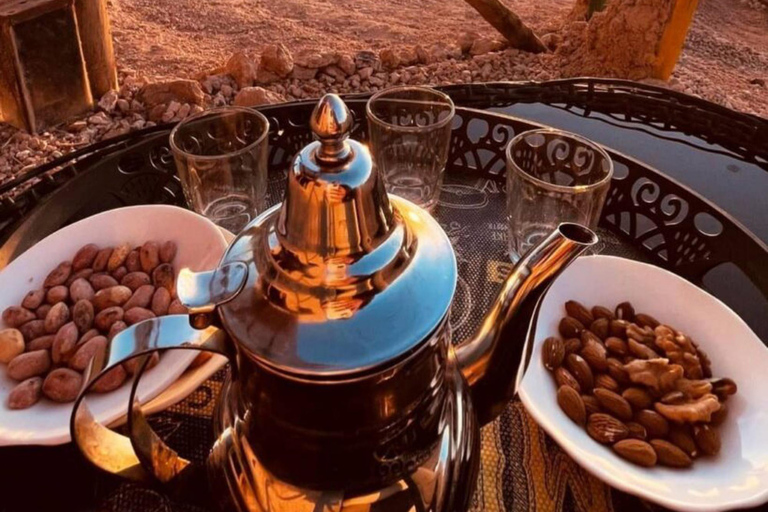 From Marrakesh: Sunset Dinner in Agafay at Berber Camp