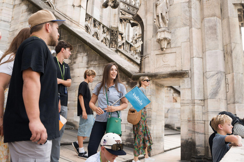 Milan Duomo Combo: Skip-the-Line Guided Tour & Rooftop Lift Spanish Speaking Option