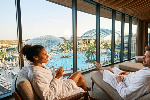 Bucharest: Therme Access & Transfer – Palm, Galaxy, Elysium Therme - Palm + Galaxy with Skip-the-Round ticket 3 HOURS