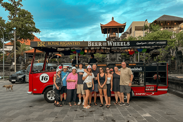 Bali: 2-Hour Beer Bus Party in Kuta & Legian Happy Hour Beer