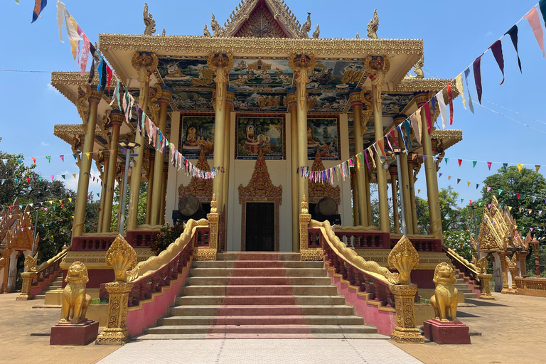 Battambang: Trem de bambu e caverna de morcegos saindo de Siem Reap